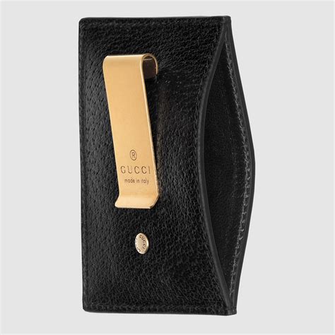 gucci men's money clip|gg marmont leather money clip.